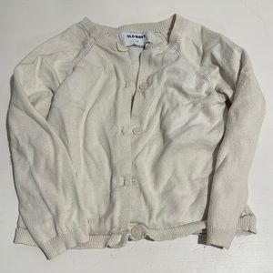 Toddler Girls Cream Cardigan